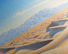 Load image into Gallery viewer, Desert Art, Framed Canvas Print, Landscape Painting, Poster Art, Desert Art Print, Saharan Desert, Sahara, Southwestern Art, Boho Decor
