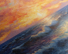 Load image into Gallery viewer, Beach Art, Framed Canvas Print, Beach Wall Art, Gift For Him, Above Sofa Art, Centerpiece Art, Wall Decor, Beach Print, Beach Wall Decor