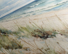 Carregar imagem no visualizador da galeria, Framed Ocean Art, Beach Wall Art, Canvas Print, Framed Wall Art, Living Room Wall Decor, Abstract Landscape Art, Beach Painting