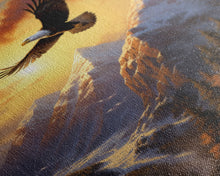 Load image into Gallery viewer, Eagle Wall Art, Mountain Art Print, Animal Art, Nature Print, Canvas Print, Wall Art, Vertical Art, Gift For Boss, Camper Wall Decor