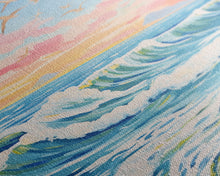 Cargar imagen en el visor de la galería, Colorful Sunset Wall Art, Beach Wall Print, Seascape Art, Nature Print, Canvas Print, Wall Art, Vertical Art, Beach House Art, Travel Print