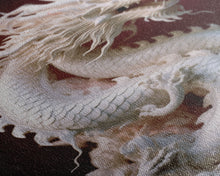 Load image into Gallery viewer, Dragon Art, Sculpture Wall Art, Asian Decor, Canvas Print, Wall Art, Vertical Print, Gift For Couples, Dorm Room Art, Living Room Prints