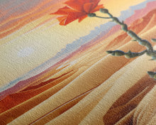 Load image into Gallery viewer, Desert Art Print, Cactus Wall Art, Landscape Art, Sunset Wall Art, Canvas Print, Wall Art, Vertical Art, Unique Wall Decor, Ranch Decor