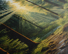 Carregar imagem no visualizador da galeria, Forest Wall Print, Trees Art Print, Sunset Canvas Print, Wall Art, Vertical Art, Landscape Print, Gift For Boss, College Dorm Decor