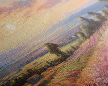 Load image into Gallery viewer, French Countryside Art, 3 Panel Art, Framed Canvas Prints, Extra Large Wall Art, Boho Minimalist Centerpiece Art, Huge Art Painting