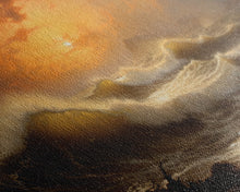 Load image into Gallery viewer, Beneath The Roaring Sea, Seascape Painting, 3 Piece Set, Framed Canvas Print, Cool Wall Art, Office Decor, Above Sofa Art