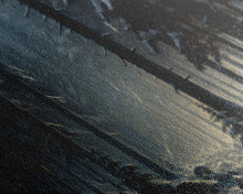 Carregar imagem no visualizador da galeria, 3 Piece Framed Canvas Print Wall Art Set of 3 Emerald Green Mountain Forest Lake Landscape Minimalist Modern Art Nature Wall Decor