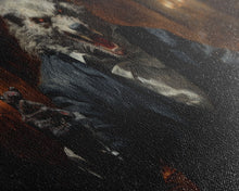 Load image into Gallery viewer, The Victorian Gentleman Werewolf, Halloween Art Print, Framed Canvas Art, Halloween Poster Print, Victorian Dark Academia Oil Painting