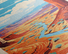 Carregar imagem no visualizador da galeria, Canyonlands National Park Travel Poster Print, Canvas Print Wall Art, Utah Travel Art, Midcentury Modern Travel Decor
