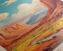 Carregar imagem no visualizador da galeria, Capitol Reef National Park Utah Travel Art, National Park Print, Minimalist Travel Art, Midcentury Modern Style Landscape Painting