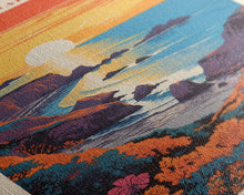 Cargar imagen en el visor de la galería, Channel Islands National Park California Travel Art, National Park Print, Minimalist Travel Art, Midcentury Modern Style Landscape Painting