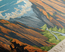 Load image into Gallery viewer, Black Canyon Of The Gunnison National Park, Panoramic Colorado Travel Art, National Park Print, Minimalist Travel Art, Midcentury Modern