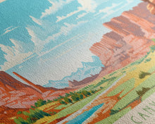 Carregar imagem no visualizador da galeria, Canyonlands National Park, Panoramic Utah Travel Art, National Park Print, Minimalist Travel Art, Midcentury Modern Style Landscape