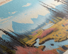 Load image into Gallery viewer, Kobuk Valley National Park, Panoramic Alaska Travel Art, National Park Print, Minimalist Travel Art, Midcentury Modern Style Landscape