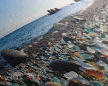 Carregar imagem no visualizador da galeria, Panoramic of Glass Beach California, Extra Large Wall Art, Panoramic Wall Art, Panoramic Landscape Print, Landscape Photography
