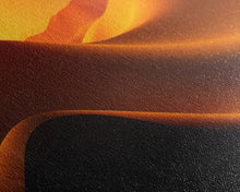 Load image into Gallery viewer, Asbtract Art Deco Style Sand Dunes, Framed Canvas Print, Living Room Decor, MCM Style Art, Midcentury Modern, Minimalist Art