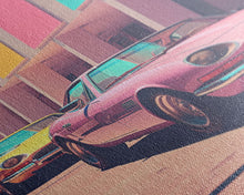 Load image into Gallery viewer, Classic Car Wall Art, Retro Art, Canvas Print, Wall Hanging, Portrait Art, Car Wall Art, Realtor Thank You, Apartment Wall Decor, Office Art