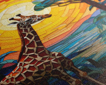 Carregar imagem no visualizador da galeria, Giraffe Decor, Nursery Wall Decor, Canvas Print, Wall Hanging, Portrait Art, Giraffe Gift, Playroom Art, Safari Art, Entryway Prints