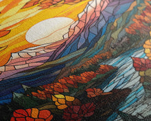 Carregar imagem no visualizador da galeria, Fall Wall Art, Abstract Nature Print, Forest Wall Art, Canvas Print, Wall Hanging, Portrait Art, Dining Room Decor, Moving Gift, Room Decor