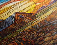 Carregar imagem no visualizador da galeria, Autumn Art, Farm House Wall Art, Abstract Art, Canvas Print, Wall Hanging, Portrait Art, Anniversary Gift, Southern Decor, Office Prints