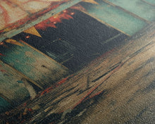 Carregar imagem no visualizador da galeria, Carnival Art, Circus Tent, Minimalist Art, Canvas Print, Wall Hanging, Portrait Art, Creepy Wall Decor, Spooky Art Print, Modern Prints