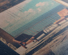 Carregar imagem no visualizador da galeria, Abandoned House, Scary Wall Art, Haunted House Art, Canvas Print, Wall Hanging, Portrait Art, Entryway Prints, Bookshelf Decor, Office Print