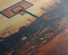 Carregar imagem no visualizador da galeria, Basketball Wall Art, Sports Wall Art, Canvas Print, Wall Hanging, Portrait Art, Family Home Decor, Housewarming Gift, College Dorm Decor