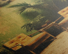 Cargar imagen en el visor de la galería, Chair, Tropical Art, Botanical Art, Canvas Print, Wall Hanging, Portrait Art, Home Decor Prints, Office Wall Decor, Modern House Art