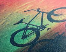 Load image into Gallery viewer, Retro 1980s Bike Canvas Print, Bicycle Art, Framed Wall Art, Fine Art Photography Print, Retro Inspired Wall Decor, Man Cave Art, Office Art