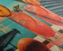 Carregar imagem no visualizador da galeria, Cantarito Cocktail Wall Art, Framed Canvas Print, Bar Decor, Basement Bar Wall Art, Vaporwave Aesthetic Wall Decor, Bar Cart Art