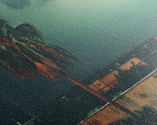 Carregar imagem no visualizador da galeria, A Miami Rain Storm, Framed Canvas Print, Liminal Art, Liminal Spaces, Framed Wall Art, Game Room Decor, Dark Moody Art