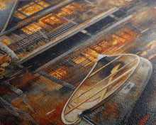 Carregar imagem no visualizador da galeria, Canoe on the Lake, Lake House Decor, Framed Wall Art Canvas Print, Fall Decor, Seasonal Decor, Holiday Decor Gift