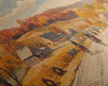 Load image into Gallery viewer, Framed Canvas Print Autumn Cowboy Riders in Fall Colors, Perfect Autumn Decor, Rustic Western Wall Art, and Seasonal Fall Wall Print