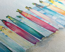 Cargar imagen en el visor de la galería, Christmas beach art, tropical Christmas decor, canvas print, Christmas wall art, beach Christmas decor, holiday wall art