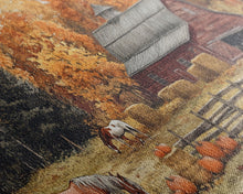 Carregar imagem no visualizador da galeria, Autumn Barn Pumpkin Horses Canvas Print Farmhouse Fall Decor Seasonal Wall Art Framed Canvas Print Rustic Fall Farmhouse Wall Art