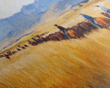 Load image into Gallery viewer, Cowboys Framed Canvas Print Western Country Horse Ride Scenic Art Large Landscape Wall Decor Ideal Holiday and Ranch Home Gift