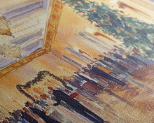 Load image into Gallery viewer, Elegant Ballroom Christmas Party Scene, Framed Canvas Print, Holiday Wall Art, Christmas Decor, Wall Art, Seasonal Decor, Best Gift Idea