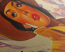 Carregar imagem no visualizador da galeria, Framed Canvas Print autumn meets winter with vibrant fall trees snow-covered fields, seasonal art a unique blend of autumn winter decor