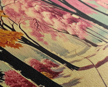 Carregar imagem no visualizador da galeria, Autumn Park Path Framed Canvas Print, Warm Fall Trees and Pathway Wall Art, Seasonal Fall Home Decor, Farmhouse Gift Idea, Holiday Wall Art