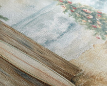 Cargar imagen en el visor de la galería, Christmas Tree On Sandy Beach With Surfboard Coastal Decor Framed Canvas Print, Beach Christmas Decor Wall Art