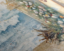 Cargar imagen en el visor de la galería, Coastal Christmas Scene Surfboards Christmas Tree Framed Canvas Print, Beach Holiday Decor Wall Art With Surfing Theme