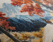 Load image into Gallery viewer, Cowboy Riding In Winter Snow Framed Canvas Print Tall Art Winter Landscape Rustic Christmas Decor Western Home Wall Art Mountain Gift Idea