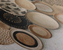 Load image into Gallery viewer, Basket Wall Decor Framed Canvas Print, Boho Wall Art, Wicker Round Bowl Art, Wicker Wall Art Print