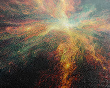 Load image into Gallery viewer, Galaxy Art, Supernova, Extra Large Wall Art, Framed Panoramic Canvas Print, Framed Wall Art