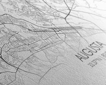 Carregar imagem no visualizador da galeria, Augusta Street Map, Georgia Map, Map Print, Modern Art, Wall Art, Canvas Print, Farmhouse Décor, College Dorm Décor, Teacher Gift, Prints