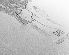 Carregar imagem no visualizador da galeria, Bali Street Map, Indonesia Map, Map Print, Modern Art, Wall Art, Canvas Print, Asian Wall Art, Over Bed Wall Art, Gift For Friend, Prints