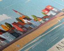 Carregar imagem no visualizador da galeria, Aldeburgh, United Kingdom Panoramic Print, Vacation Gift, United Kingdom Wall Art, Vacation Wall Art, Vacatation Memories, Beach Decor, Beach Or Lakehouse Art