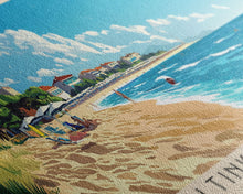 Load image into Gallery viewer, Altinkum Beach, Turkey Panoramic Beach Print, Vacation Gift, Turkey Wall Art, Beach Painting, Beach Decor, Beach Painting