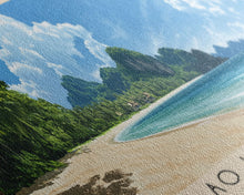 Load image into Gallery viewer, Ao Khanom, Thailand Panoramic Beach Print, Vacation Gift, Thailand Wall Art, Framed Canvas Print, Framed Beach Painting