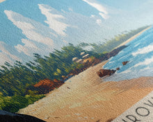 Carregar imagem no visualizador da galeria, Auroville Beach, India Panoramic Print, Vacation Gift, India Wall Art, Beach Painting, Beach Decor, Large Wall Art, Wood Frame Art